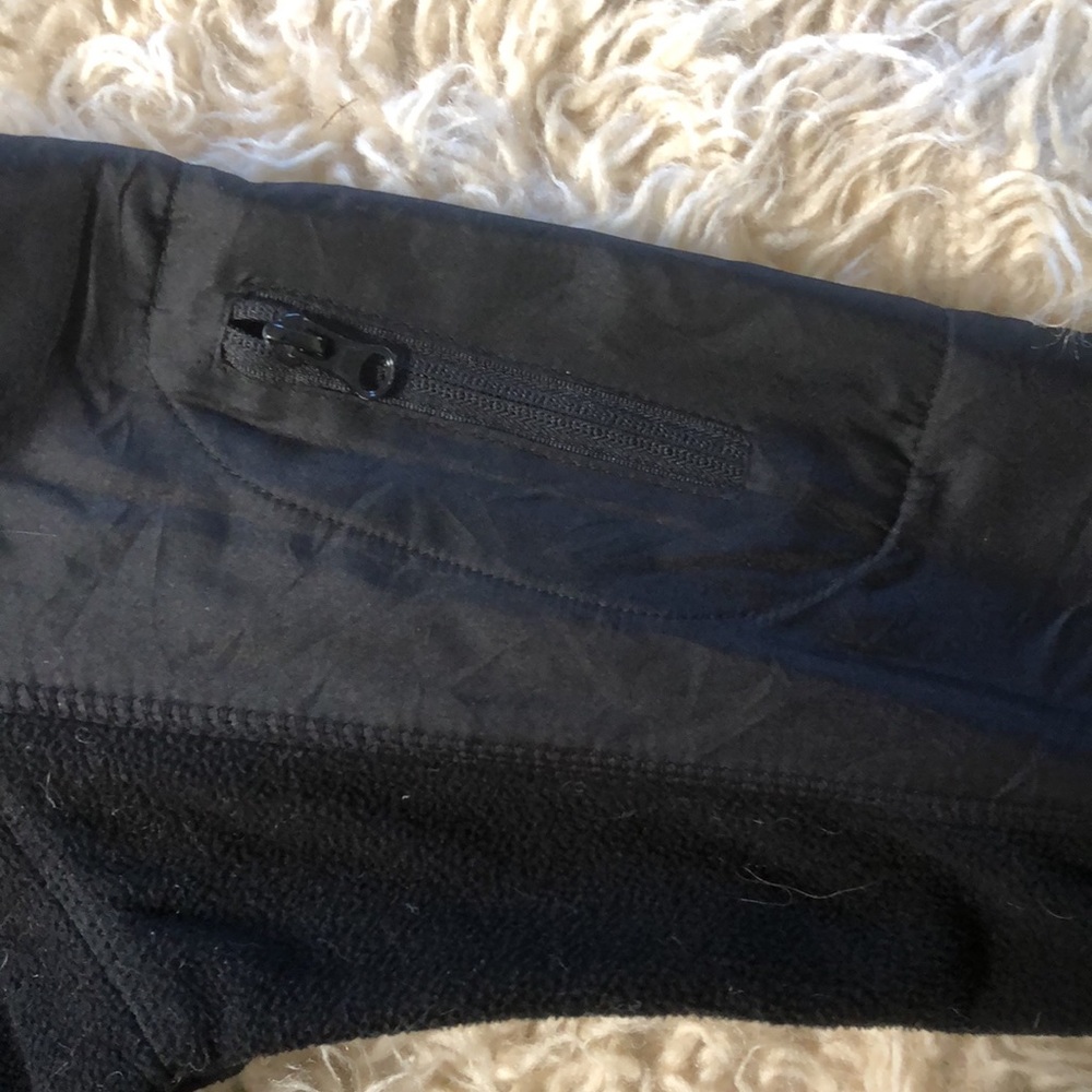 Snozu | Women’s black fleece full zipper jacket - Picture 7 of 11